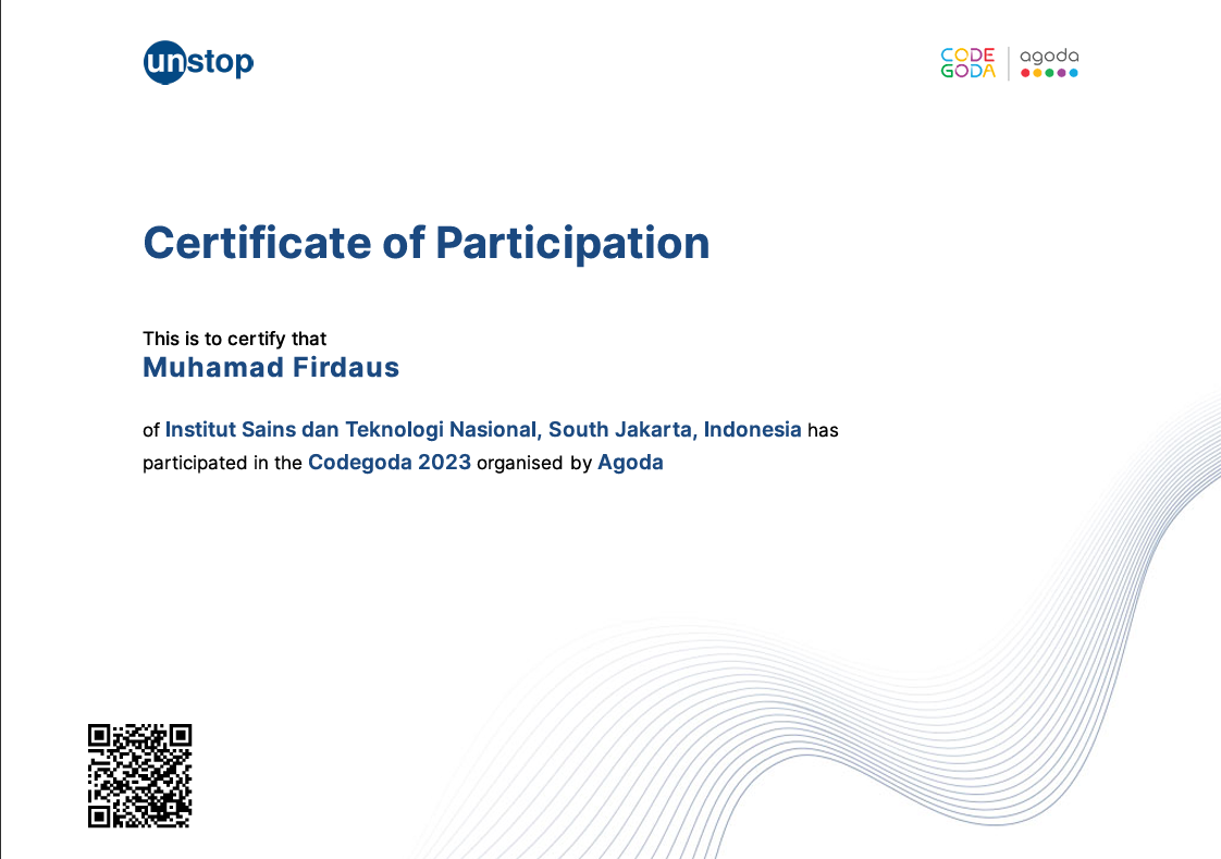 Codegoda 2023 Certificate